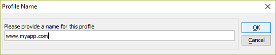 Name the remote publishing profile.